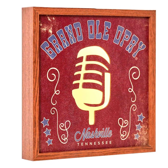 American Art Decor Grand Ole Opry LED Light Box - 12.625" x 12.625"